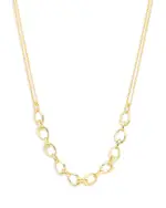 Argento Vivo Oval Frontal Necklace, 16-18