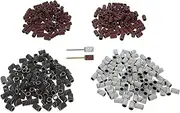 ELAYARD 1 Set Professional Nail Sanding Bands Drilling Heads for Foot Care and Nail Art Includes and Mandrel Bits for Salon Use