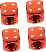 ETHZZLE 4pcs Dice Style Tire Valve Caps Leak Car Valve Stem Covers for All Models Durable and Stylish Bike Dust Caps Vibrant Accessory for Enhanced Vehicle Appearance