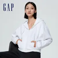 在飛比找蝦皮商城優惠-Gap 女裝 Logo連帽外套-白色(429008)