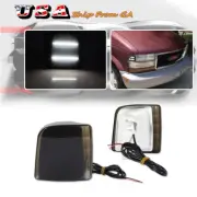 For 1995-2005 Chevrolet Astro Safari Smoked White LED Parking Corner Lights Set (for: Chevrolet)