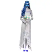 1 Set Corpse Wedding Dress Cosplay Bride Costume Halloween Ghost Bride Suit F...