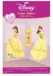 Disney Beauty and Beast Belle Party Supplies Wal Scene Setter (85cm x 127cm)