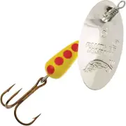 Panther Martin #6 SILVER 1/4 oz Classic Teardrop Spinner Fishing Lure--YELLOW