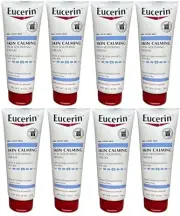 8 Eucerin Skin Calming Itch Soothing Cream 14 oz Lot Of 8 Tubes Skin Lotion