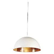 Alfresco Dome White & Copper Pendant Light