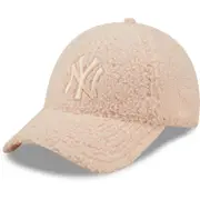 New Era 9Forty Women Sherpa Cap - BORG NY Yankees pink Rosa