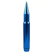 Anti-Theft Anodized Blue Vulcan Billet Stubby Short Antenna AM FM For All Jeep (for: Jeep)