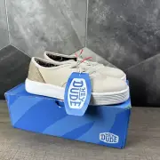 Hey Dude Cody Craft Linen Shoes Women's Size W7 White Slip On Sneakers 40600-100