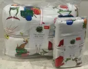 Pottery Barn Kids TEEN Dr. Seuss Grinch and MAX Christmas TWIN comforter sham