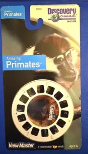 SEALED Discovery Channel Nature Amazing Primates view-master 3 Reels Pack NEW