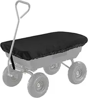 Collapsible Wagon Cover for Gorilla Carts Poly Garden Dump Cart, Outdoor Wagon Cart Cover, Waterproof Dustproof UV Resistant Rain Covers Perfect for Lawn, Barn and Farm