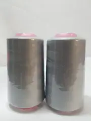 2-Pack 6000 Yards Each Spool Serger Sewing T27 Thread Cones Grey T27 S/2