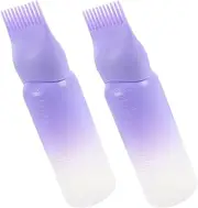 DECORNIJIA Portable Hair Dyeing Comb Applicator Bottle Oiling Brush for Stylists for Travel
