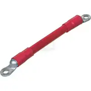 8.5" Red 2/0 Battery Cable Harness with 3/8" Terminals - Pre-Made