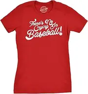 [Crazy Dog T-shirts] No Crying In Baseball T Shirt League Of Their Own Movie Quote Tee For Women