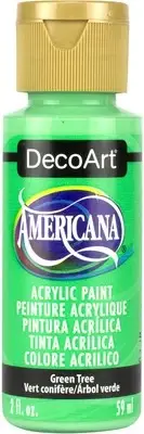DecoArt Americana Acrylic Paint 2oz-Green Tree DA-349