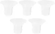 5 Pcs Flange Inserts, Silicone Flange Inserts 15mm 17mm 19mm 21mm Mom Cozy Flange Inserts Silica Gel Mother Trumpet Horn Cover for Replacement