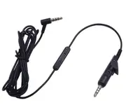 For Bose Quietcomfort 15/qc15 Qc2 Headphone Cable Audio Cable Cable Dual 3.5mm Aux Cable( Size : With Buttons )