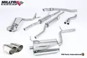 For Audi A4 1.8 T 6 Speed Milltek Sport Performance Cat Back Exhaust with Dua...