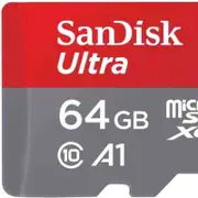 SanDisk 64GB Ultra Micro SD SDXC 140Mb/s Class 10 UHS-I Micro SD Card With Adapter
