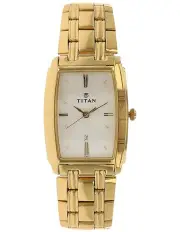 [Titan] Regalia Dial Analogue with Date Metal Strap Watch in Gold