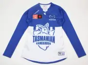 North Melbourne Kangaroos Women Player Issue Guernsey #16 With GPS Pouch Size 10