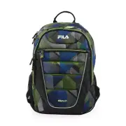 New FILA® Argus 3 Backpack Abstract Triangle School Gym Bag Tech Pocket Large