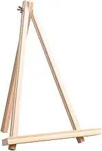 WEKAMOS 1 Piece Wooden Tripod Holder Stand Small Art Easel for Painting Durable Display Easel for Canvas Photos and Crafts for Beginners