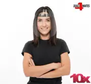 Ten Dust-proof Protect Full Face Covering Transparent Removable Visor Shields