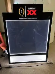 Brand New Dos Equis XX College Football Dry Erase Bar Menu