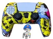 Silicone Cover For PS5 Controller Case Skin - Skulls