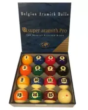 NEW SUPER ARAMITH PRO POOL BALLS - BELGIAN - FREE SHIPPING