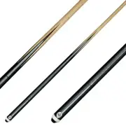 Formula Short Black wood wooden Pub Pool Snooker Billiard Cue 54" ONE PIECE