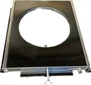 PitsMaster 304 Grade Black Stainless Steel Slide Out Propane Tank Tray for BBQ Island, RV, Free Standing Gas Grill