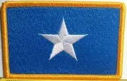 SOMALIA Flag Tactical Patch W/ VELCRO® Brand Fastener Military Gold Emblem #7