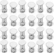 TOGEVAL 24pcs Mud Cars Car Interior Accessories Decoration Car Doll Stand Mini Decor Figurine Display Shelf Home Accessories Metal Silver