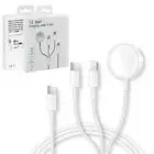 F Apple Watch 9 8 7 6 5 4 3 2 SE iPhone 15/14/13/12/11/Pro Max Charger Cable