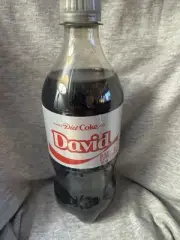 Share A Coke with David 2025 Personalized Gift Coca Cola Bottle 20oz Diet