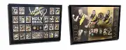 RICHMOND AFL PREMIERS HOLY GRAIL & DUSTIN MARTIN BROWNLOW FRAMED MEMORABILIA