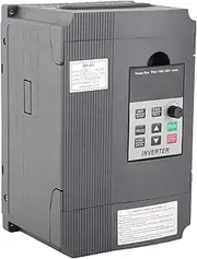 Frequency Changer, Eacam Universal VFD Frequency Speed Controller, 2.2KW 12A 220 V AC Motor Drive Single-Phase in Three-Phase Out Variable Inverter AT1-2200S