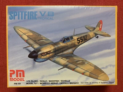 NEW Sealed 1:72 Supermarine Spitfire VB Tropical PM Model PM-101