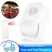 360° Wireless Indoor Alarm Long Range Motion Sensor Alert Shop Entry Door bell