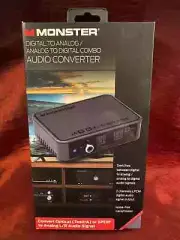Monster Digital to Analog Combo Audio Converter - New/ Sealed!