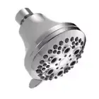 5-Spray Patterns 1.75 GPM 4 in. Wall Mount Fixed Shower Head in Chrome