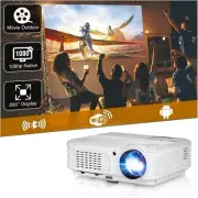 Native 1080P Full HD Projector, WiFi Bluetooth Outdoor Projector,