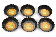 DAILY BAKE MINI-QUICHE PAN WITH LOOSE BASE 7.5cm x 2cm - SET OF 6