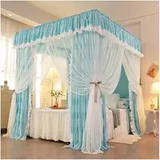 Bed Canopy Bedroom Mosquito Net, Mesh & Shading Cloth Bed Canopy, Princess Bedroom Decorative Bed Curtain (Color : Style 5, Size : 1.5x2x2m)