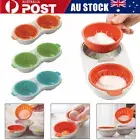 Microwave Egg Poacher 2 Cavity Eggs Steamer Cookware Microwave Boiled Eggs Maker