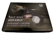 Xprite Covert 8 Series White/Amber Hardwire LED Hideaway Strobe Lights